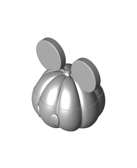 Mickey Mouse Pumpkin (+Bambu 3mf Files) 3d model