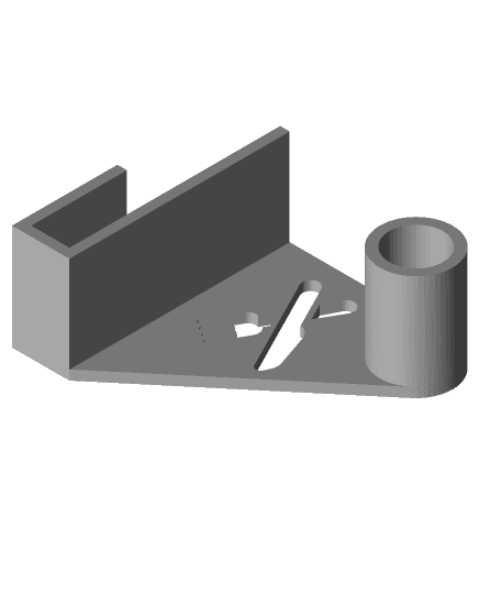 Towel holder (20 mm handle) v1.stl 3d model