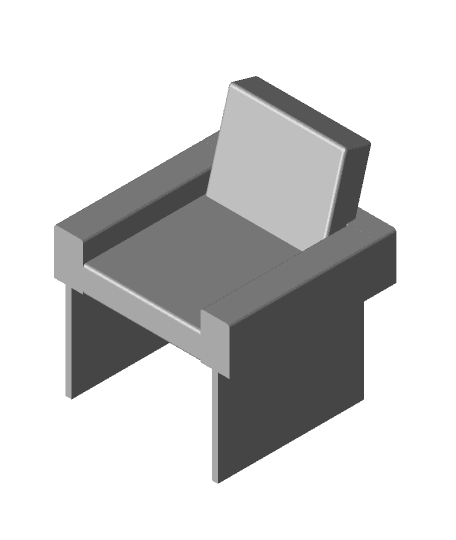 Art chair.stl 3d model