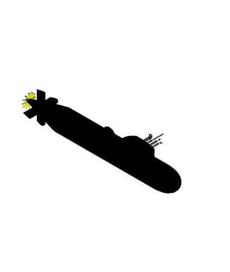Submarine 3d model