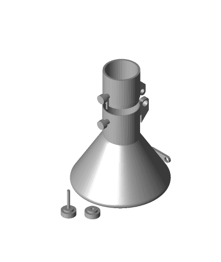 Watering can foldable head  3d model