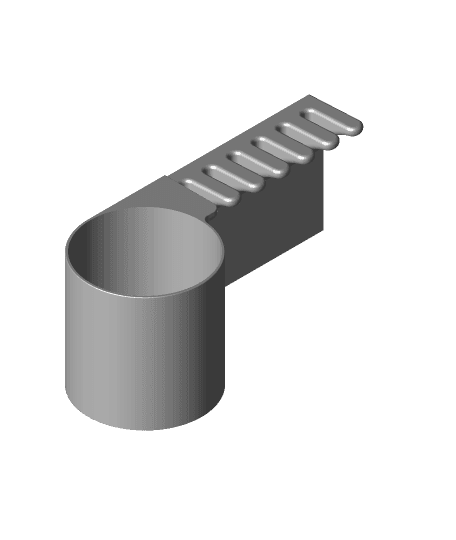 Toothbrush_and_Toothpaste_Holder by freebie_10 full viewable 3d model
