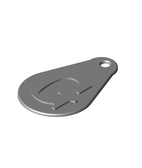 Topg keychain 3d model