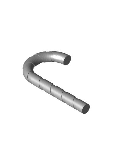 Candy cane 3d model