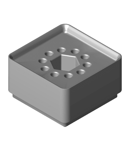Gridfinity Deburring Tool Holder 3d model