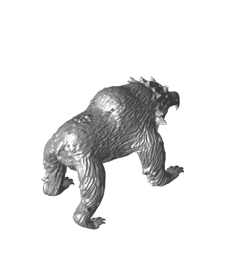 Owlbear through the ages- Dragonlance: Fifth Age 3d model
