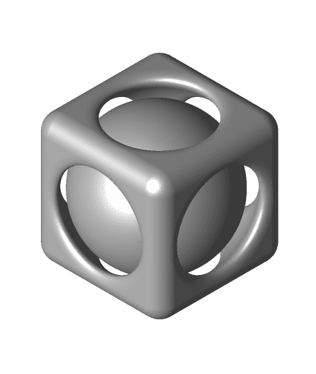 The Unsolvable Cube 3d model