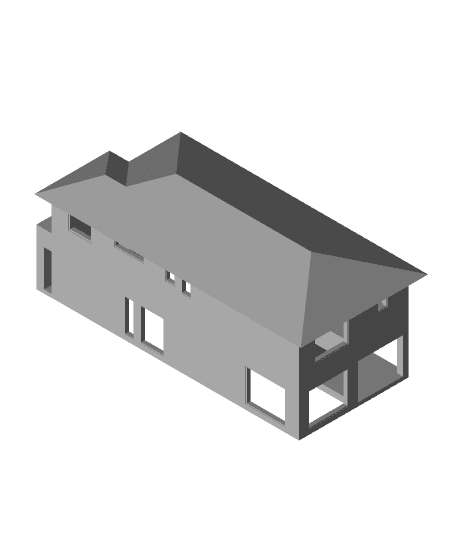 hasan house selected.STL 3d model