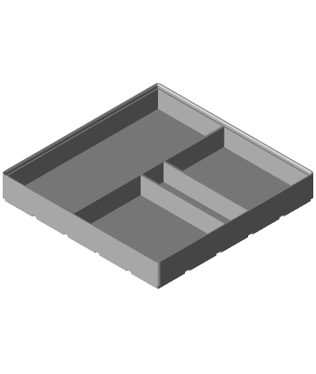 Gridfinity Catch-all Tray (5x5x4).stl 3d model