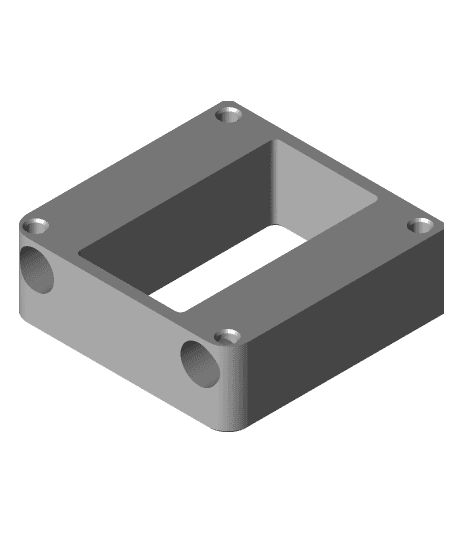 Anycubic Mega Zero Lead Screw Support Bearing Block by foureight84 full viewable 3d model