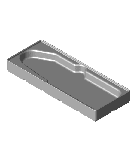 Gridfinity tray for Iwiss SN-2549 JST crimp tool (5x2) 3d model
