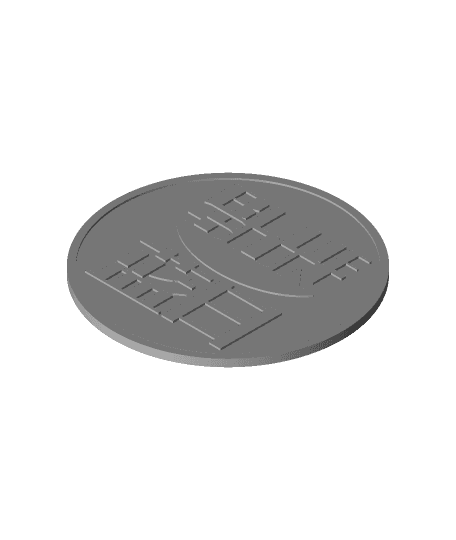 Firefly Blue Sun Corporation coaster by Bishma full viewable 3d model