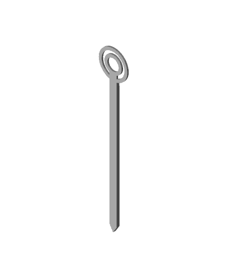 Planter Picture Stake 3d model