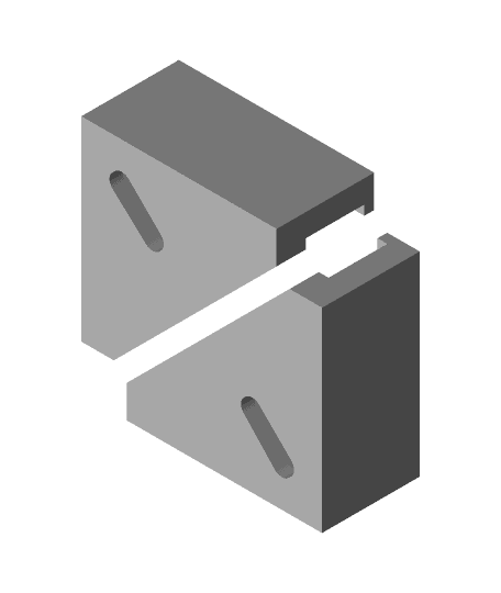 Glassbed Corner Brackets for FlashForge Dreamer for 3mm Plates (flat) 3d model
