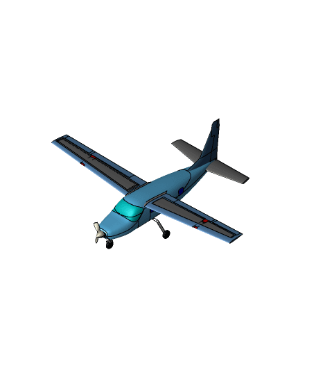 Cessna 208 Caravan 3d model