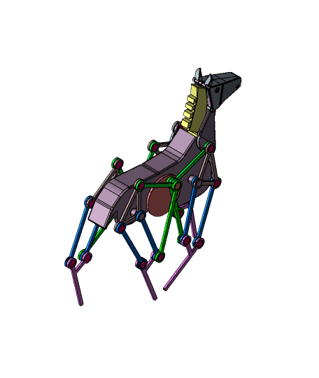 mechanical horse 3d model