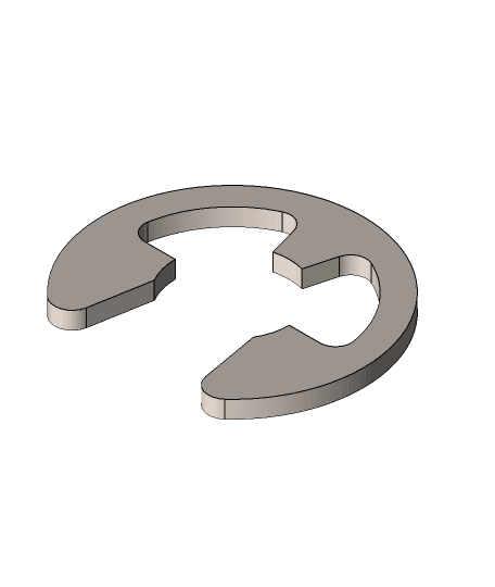 e-ring external retaining ring_am.sldprt 3d model
