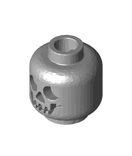 Boney lego head skull thing 3d model
