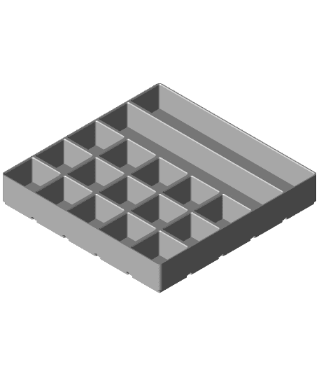 Gridfinity Modified 5x5x35-06 by yellow.bad.boy full viewable 3d model