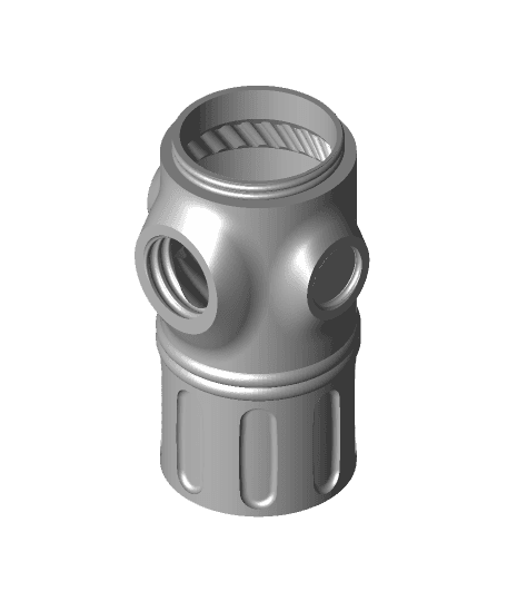 Fire Hydrant Stash Container by ThinAir3D full viewable 3d model