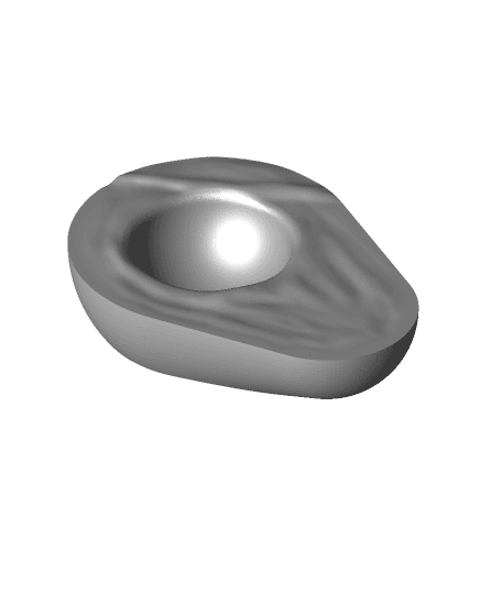Egg cup “Avocado” 3d model