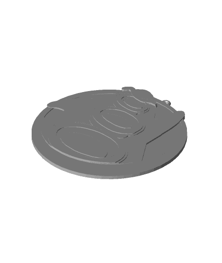 Day Of The Tentacle, evil purlple tentacle, Maniac Mansion keychain, dogtag, earring 3d model
