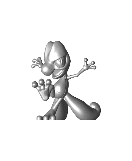 Treecko - Pokemon - Fan Art 3d model