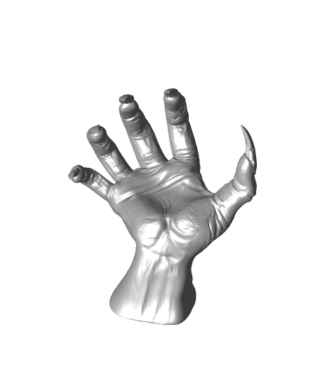 Illidan hand stand for Skull of Gul'dan 3d model