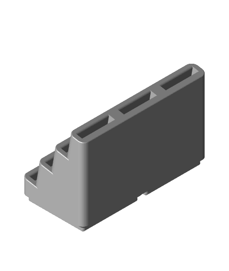 Gridfinity 12 Switch game holder 3d model