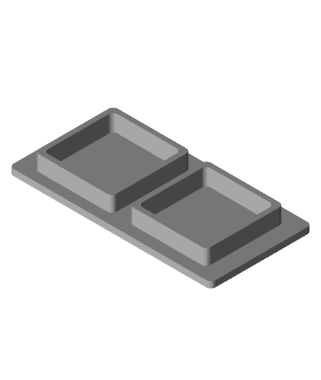 Double Tamiya Glue Holder by flash1965 full viewable 3d model