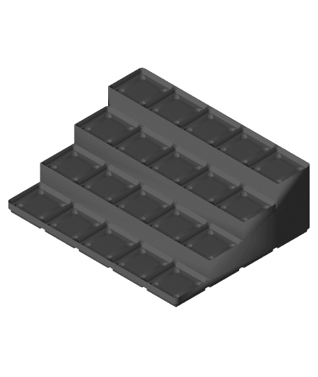 Gridfinity-Step Storage 3d model