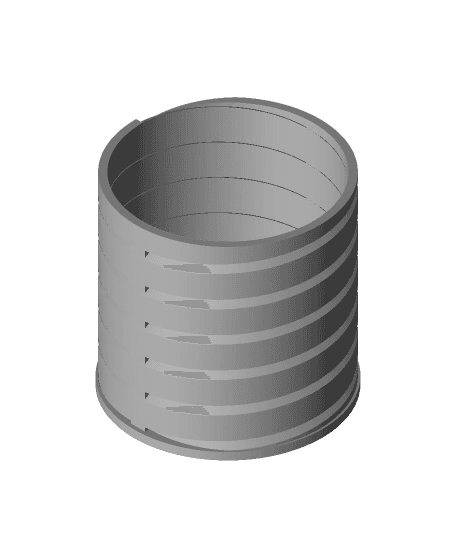 FAST! Desiccant Container - Low Retraction Count 3d model