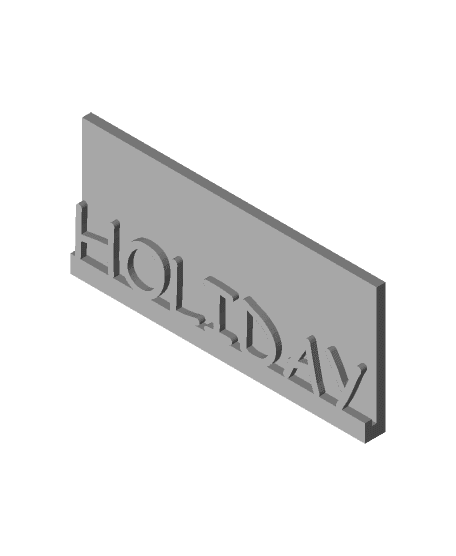 holiday-fotostand 3d model