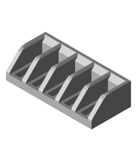 Ultimaker Print Core Stand (5 cores) by perschjelderup full viewable 3d model