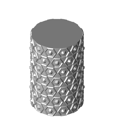 HexStar Vase.stl by 3DMechanics full viewable 3d model