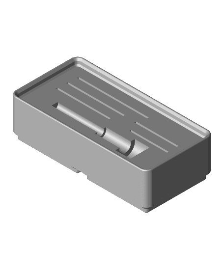 Gridfinity 1x2 for HSS Mini Round Saw Blade Set 3d model