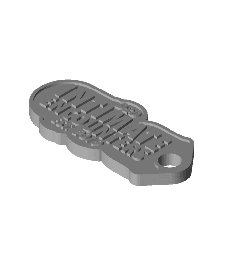#Gift | #PDO | D&D Intimate Encounters Keychain for Dual Extrusion | NoahMillerDesign 3d model