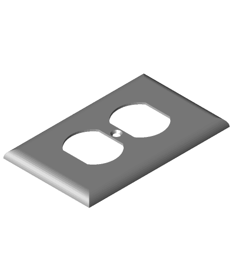 Wall Plates (variety) - Fusion 360 3d model