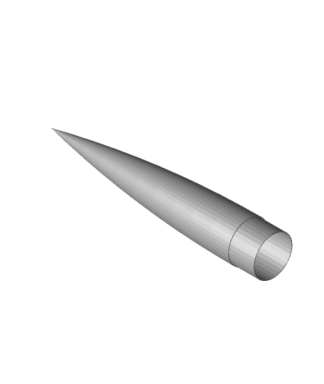 Von Kármán Haack Series Nose Cone by SpaceCadet full viewable 3d model