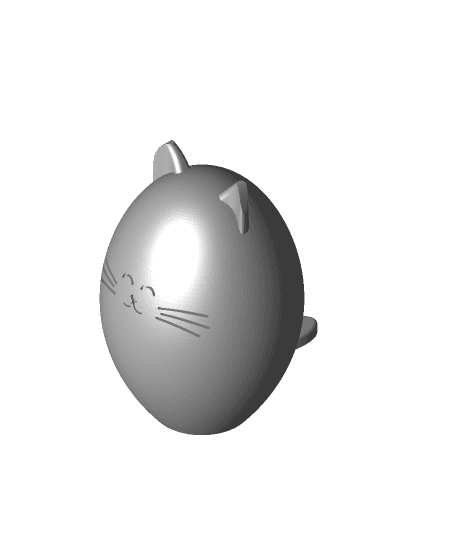 Easter Cats 3d model