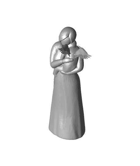 Mother holding little angel - #CCTMothersDayRemix 3d model