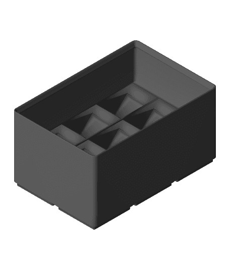 Gridfinity Testors 2x3 for 9 3d model