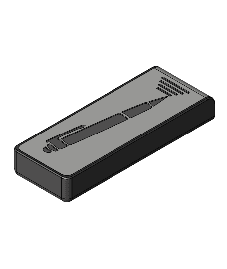Minimalistic Pen Case by Ellectrix full viewable 3d model