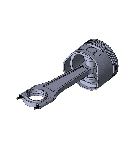 Piston and Connecting Rod Assembly 3d model