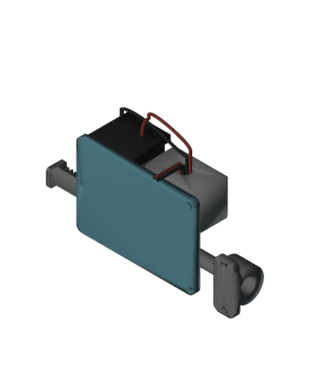 electronic door lock  3d model