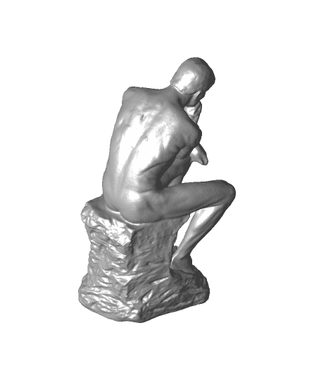 Thinker sculpture（generated by Revopoint POP） by Revopoint full viewable 3d model