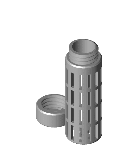 Silika Korb Behälter D22x67 / silica basket container D22x67  3d model