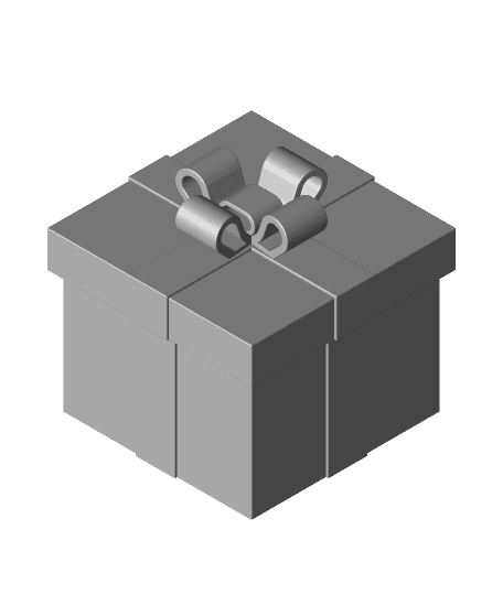 Gift Box #11 Print-In-Place 3d model