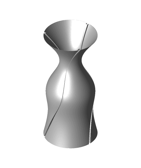 Three flute large vase by fhogphil full viewable 3d model