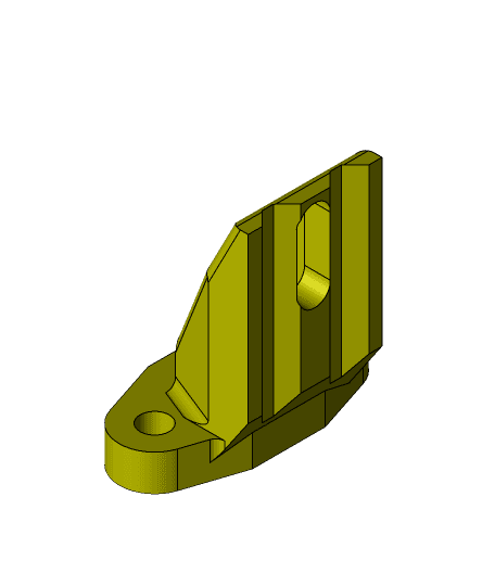 Adapter for Single Nimble and V6 on a D-Bot  3d model